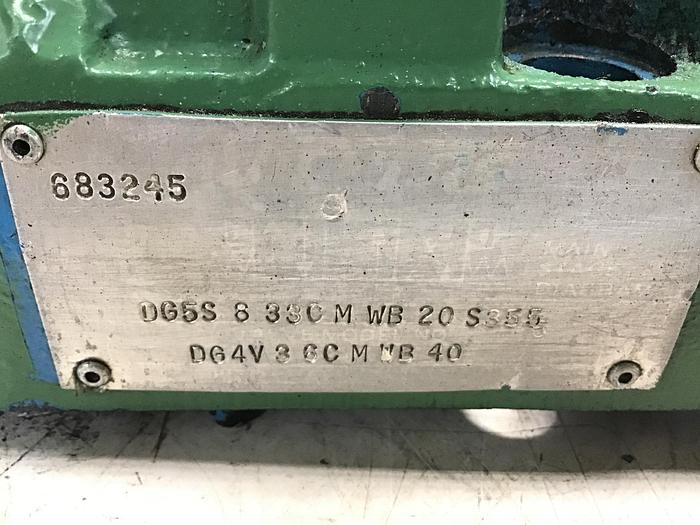Used VICKERS DG5S833CMWB20S355 Valve Used #144037