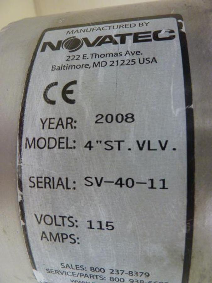 Used NOVATEC Station / Tee Valve 4IN ST VLV USED