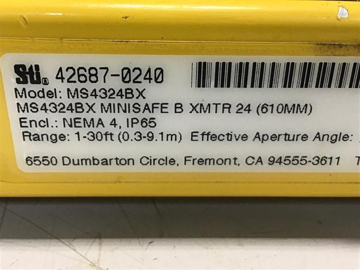 Used STI Light Curtain Transmitter MS4324BX #130195
