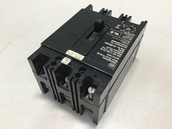 Used WESTINGHOUSE 15 Amp Circuit Breaker MCP03150CR #116878
