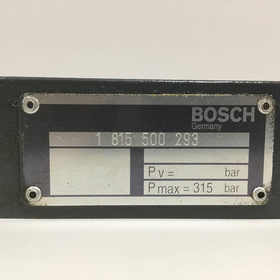 Used BOSCH Valve 1 815 500 293 USED