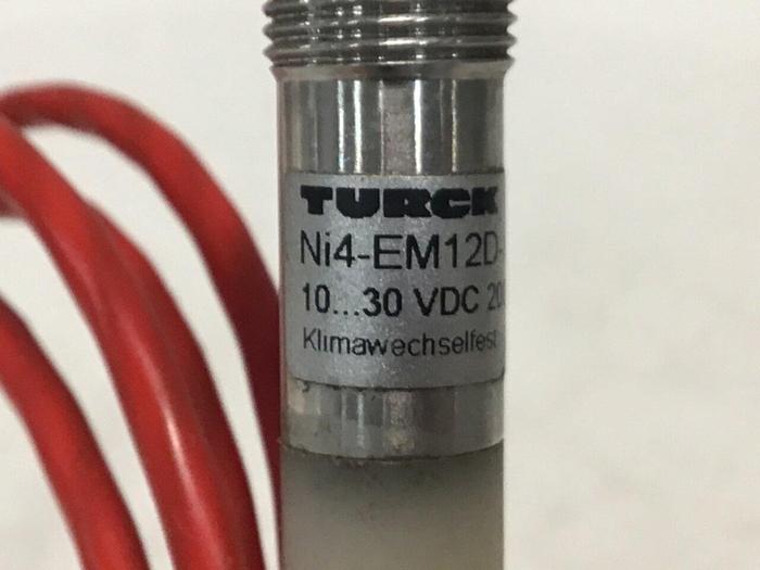 Used TURCK ELEKTRONIK Sensor NI4EM12DAP6S120 #128332