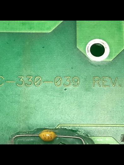 Used VAN DORN Analog Terminal Board PC330-039 Used