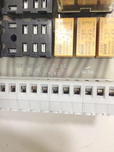 Used SEPRO ROBOTIQUE Circuit Board 07S00955.104/A #67985