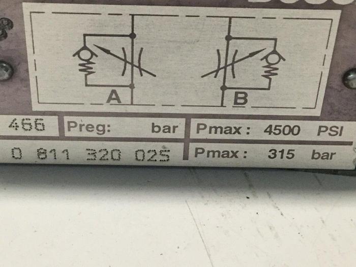 Used BOSCH Valve 0 811 320 025 #110540