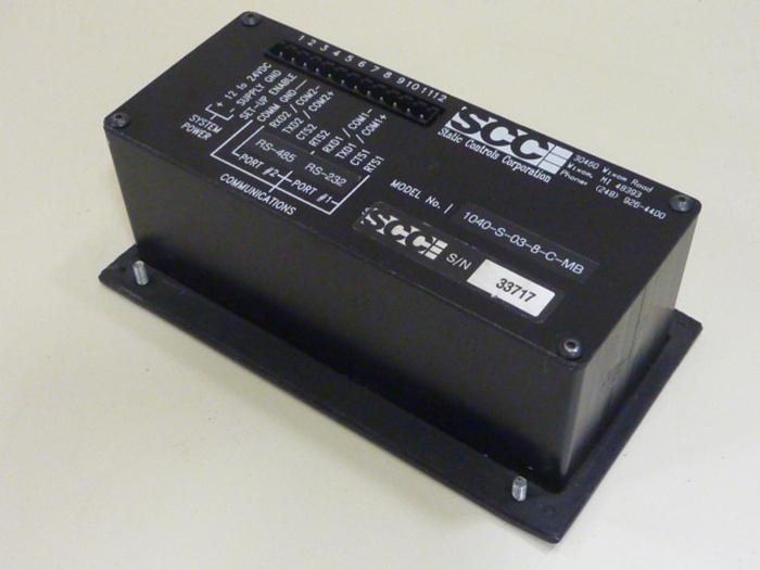 Used STATIC CONTROLS CORP Operator Interface 1040-S-03-8-C-MB #63098
