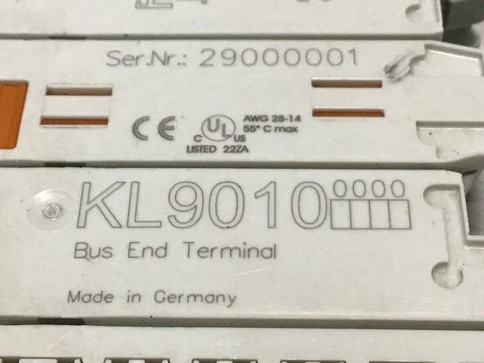 Used BECKHOFF Bus End Terminal KL9010 #125267