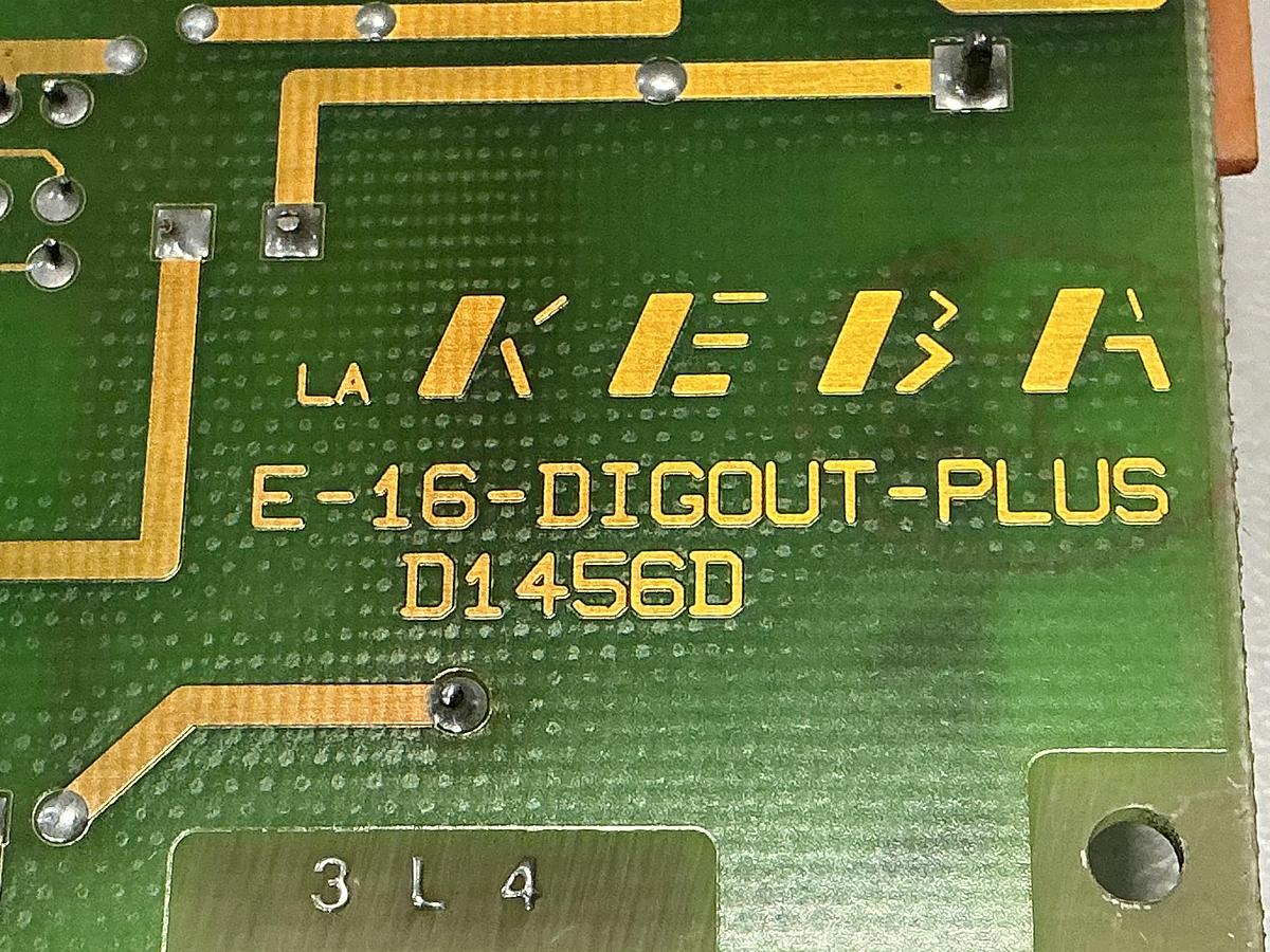 Used KEBA D1456D E-16-DIGOUT-PLUS