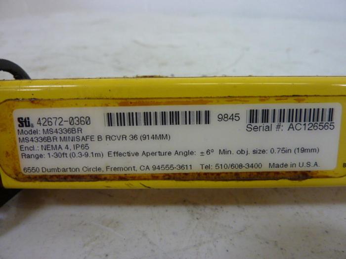 Used STI Light Curtain Receiver MS4336BR USED