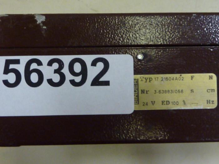 Used BINDER Block Magnet 1721504A02 #56392