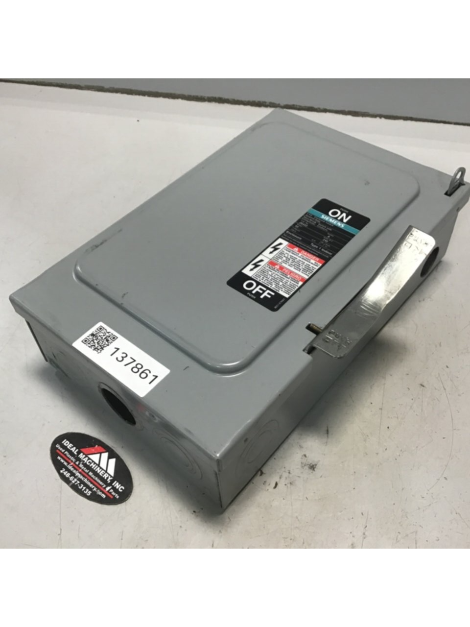 Used SIEMENS 60 Amp I-T-E Disconnect Switch JN422 USED