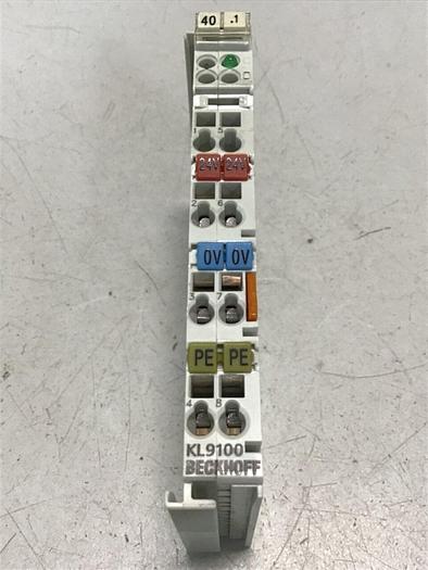 Used BECKHOFF Power Supply Terminal KL9100 #125230