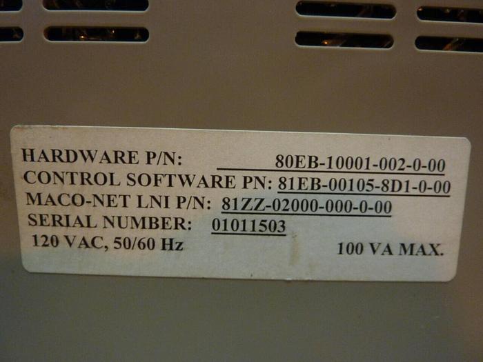 Used BARBER COLMAN Process Module 80EB-10001-002-0-00 #24840