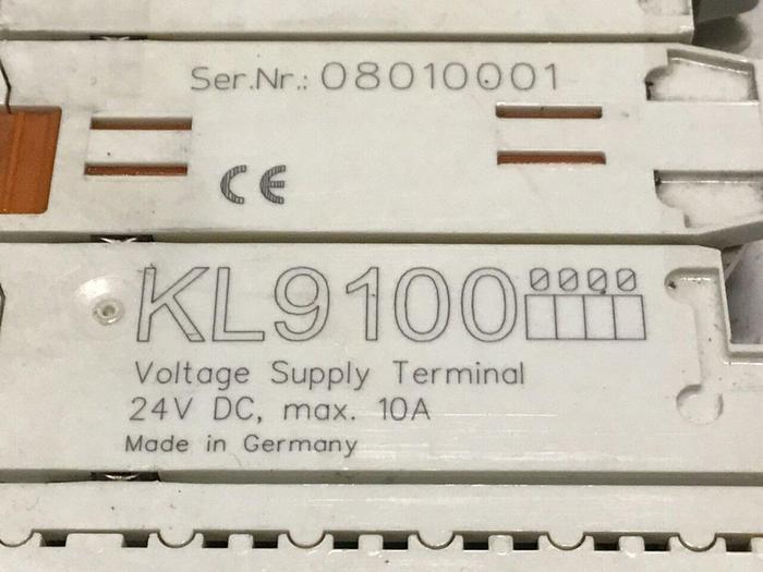 Used BECKHOFF Power Supply Terminal KL9100 Used