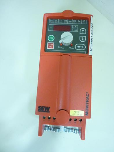 Used SEW EURODRIVE Drive Inverter MC07A011-5A3-4-00 #45599