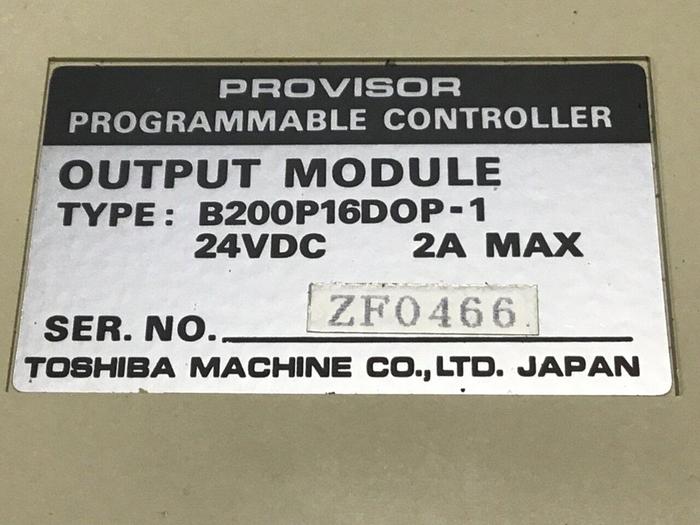 Used TOSHIBA Output Module B200P16DOP-1 #129609
