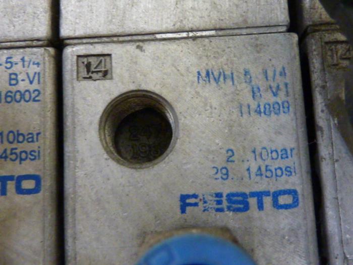 Used FESTO Control Block / Valve Terminal IFB8-02 #52861