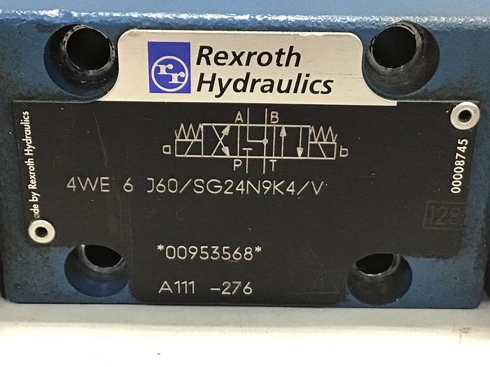 Used REXROTH 4WE6J60/SG24N9K4/V Valve Used #140400