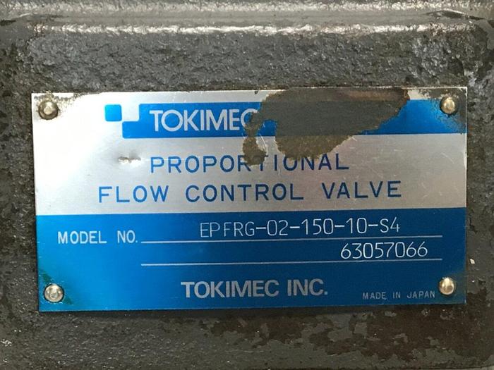 Used TOKIMEC Control Valve EPFRG-02-150-10-S4 Used