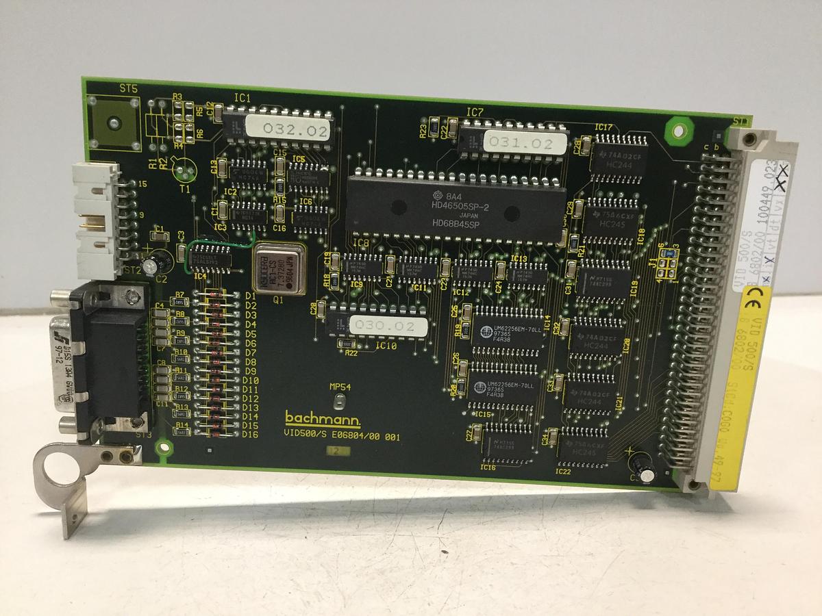 Used BACHMANN ELECTRONIC Circuit Board VID500/S USED