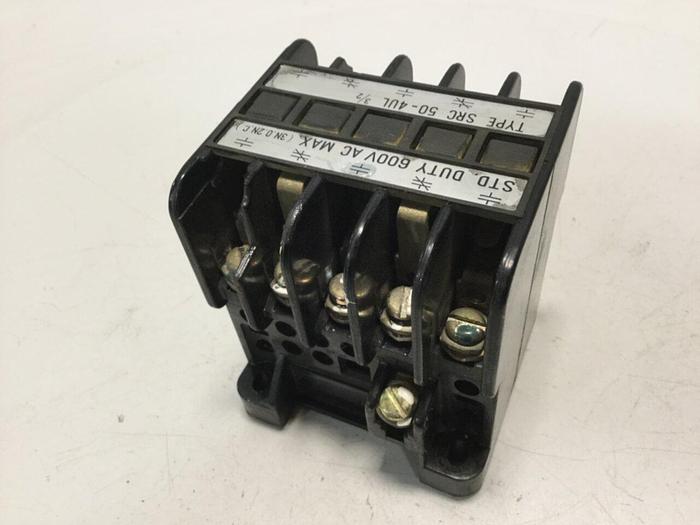Used FUJI ELECTRIC Auxiliary Relay SRC50-4 UL #109240