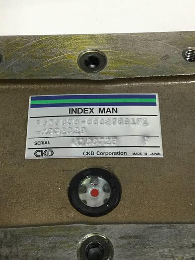Used CKD CORP 6 Position Gear Indexer w/ Gear Motor RGIS050-006270S1F1-X002029 Used