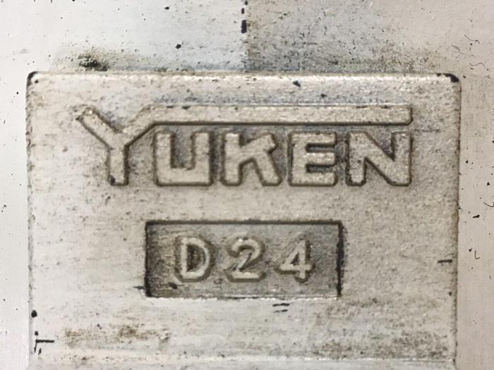 Used YUKEN Directional Valve DSG-01-2B3-D24-50330-L #132138