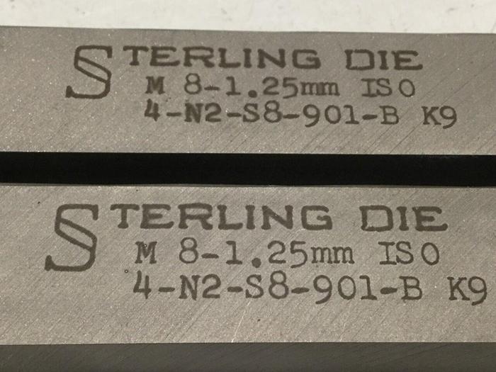 STERLING DIE Boltmaker Die 2 Piece Set 4-N2-S8-901-B-K9 #110249