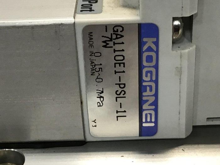 Used KOGANEI Manifold with Valve PBM8P-9W #120996