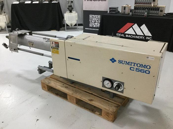 Used SUMITOMO 10.5 Oz Injection Unit SH150A-C560-10 / IU Used