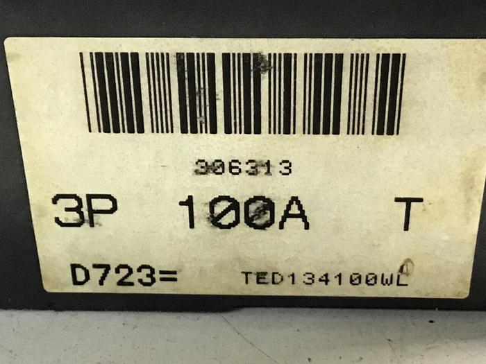 Used SUMITOMO 100 Amp Breaker TED134100WL #133368