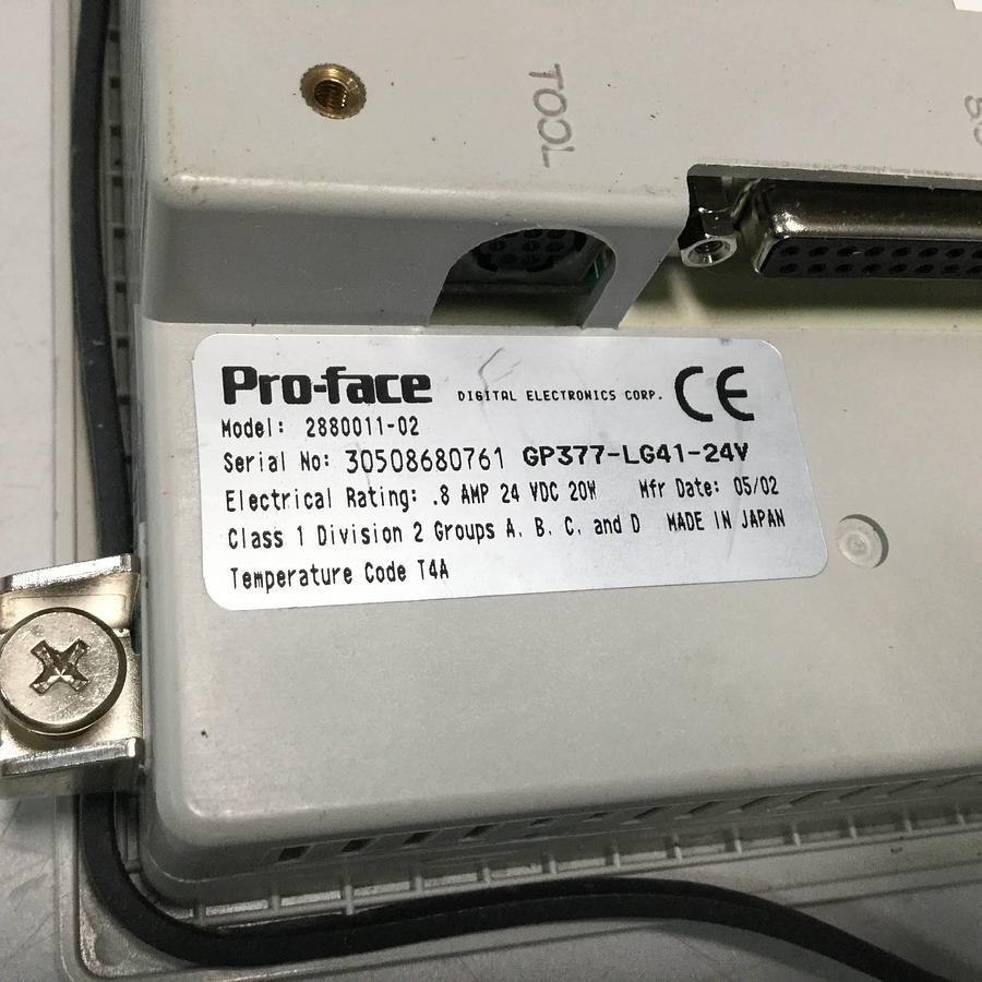Used PROFACE 2880011-02 Pro-Face Digital Panel USED #96070