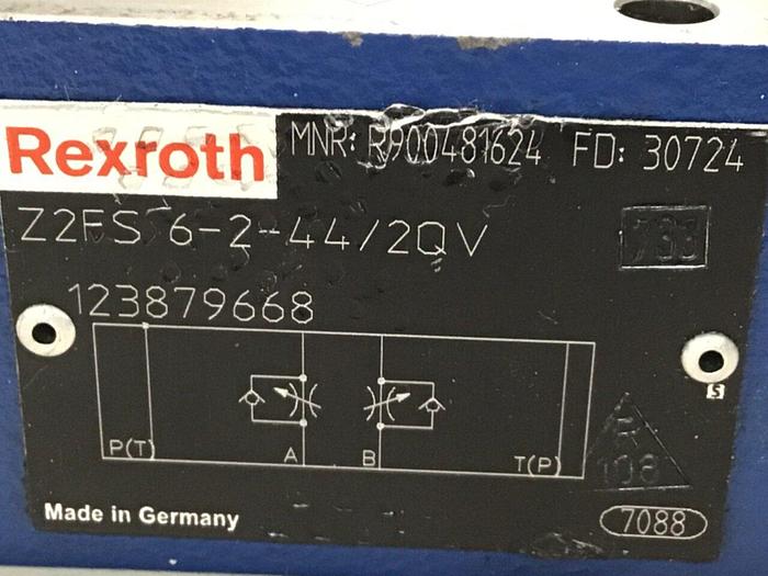 Used REXROTH Valve Z2FS62442QV #114937