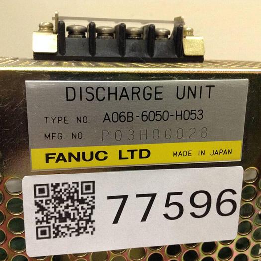 Used FANUC Discharge Unit A06B-6050-H053 #84204