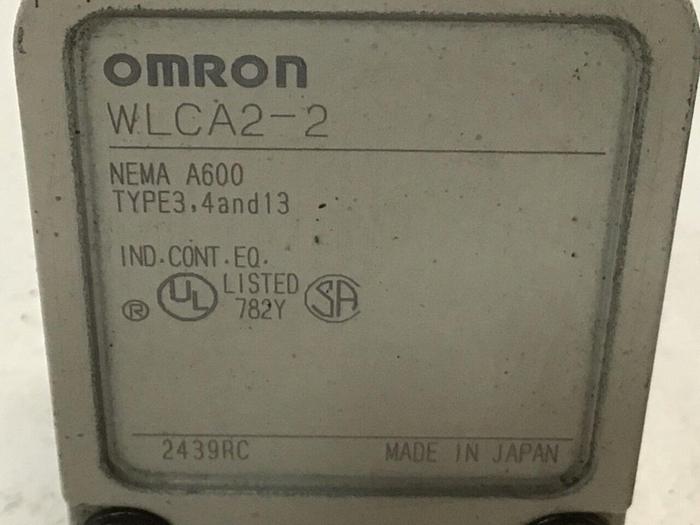 Used OMRON Limit Switch WLCA2-2 USED