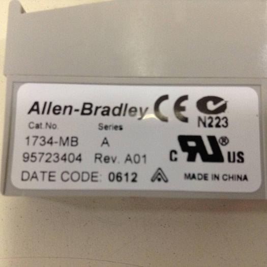 Used ALLEN BRADLEY Module Base 1734-MB SER A #78335
