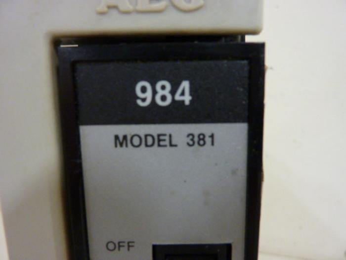 Used AEG Programmable Controller PC-0984-381 #55605