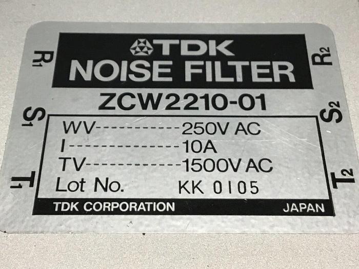 Used TDK Noise Filter ZCW2210-01 #123510