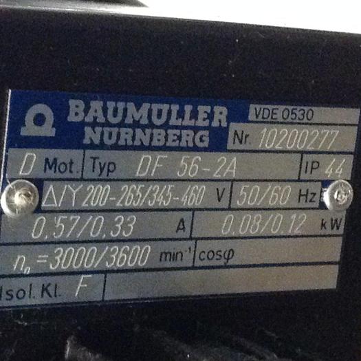 Used BAUMULLER Injector Screw Motor OSFF 101 L 155 Used