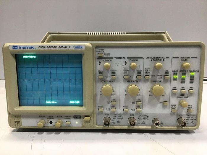 Used GW INSTEK Oscilloscope GOS-6112 #119527