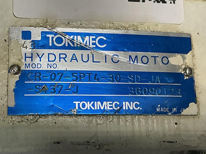 Used TOKIMEC CR-07-5PT4-30-SD-JA-S137-J