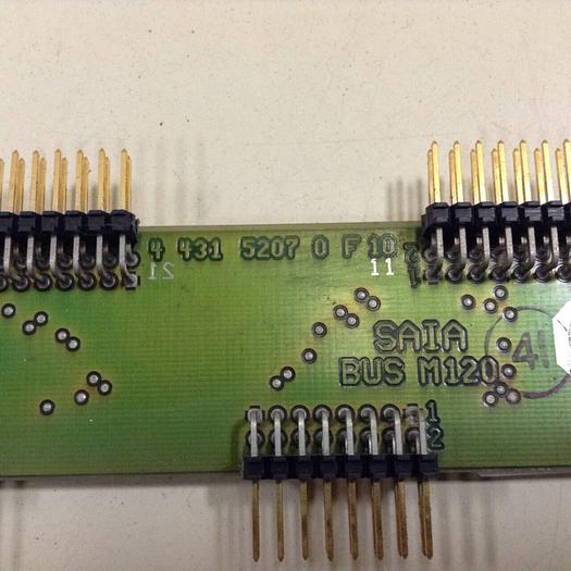 Used SAIA Circuit Board BUS M120 #81317