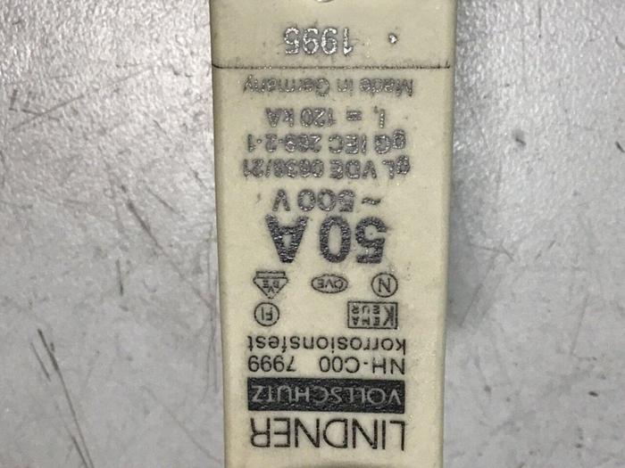 Used LINDNER Fuse NH-C00 #123089