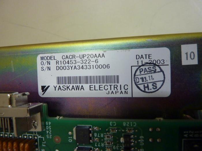 Used YASKAWA ELECTRIC Servo Pack CACR-UP20AAA Used