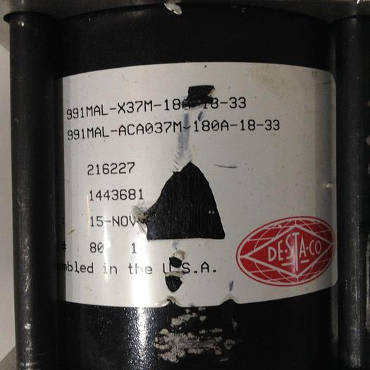 Used DESTACO Pneumatic Hold Clamp 991MAL-X37M-180-18-33 #90100
