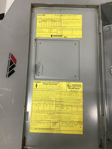 Used EATON CORP 30 Amp Safety Disconnect Switch H361SNK #133335