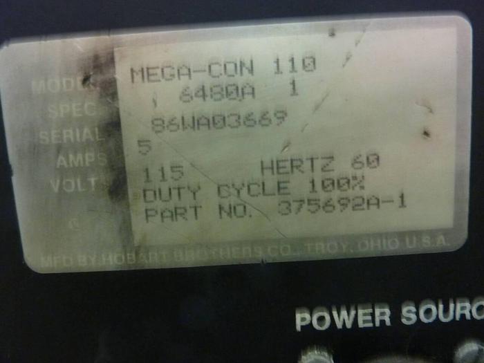 Used HOBART Robotic Welding Interface MEGA-CON110 #56995