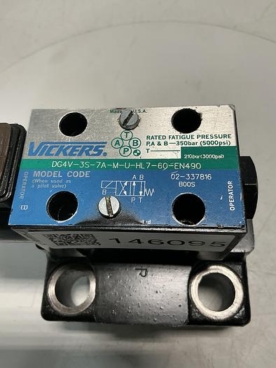 Used VICKERS DG4V-3S-7A-M-U-HL7-60-EN490