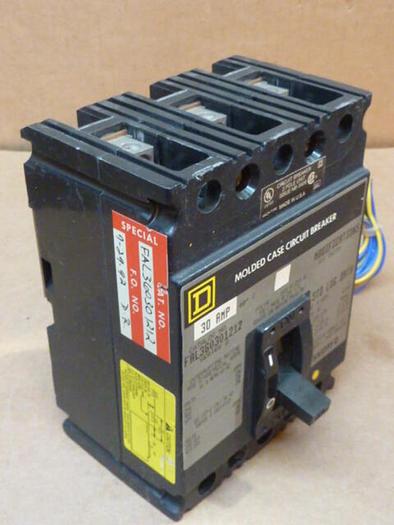 Used SQUARE D 30 Amp Circuit Breaker FAL360301212 USED