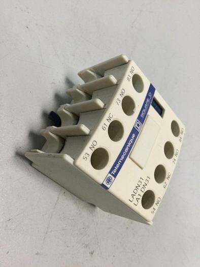 Used TELEMECANIQUE Auxiliary Contact LADN31 #104982